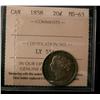 Image 1 : 1858 20¢ ICCS MS63.  Well struck with nice rim tone on both obv and rev.