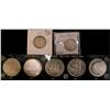 Image 1 : 1872H & 1936 Dot 25¢.  Lot of 2 coins VF+ to EF.  Also includes commerative set of dollars, 5 pcs in
