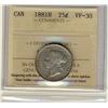 Image 1 : 1881H 25¢ ICCS VF30.
