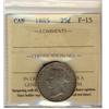 Image 1 : 1885 25¢ ICCS F15.