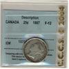 Image 1 : 1887 25¢ CCCS F12.