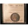 Image 1 : 1887 25¢ ICCS F12.  Nice key issue.