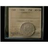 Image 1 : 1892 25¢ ICCS AU58.  Well struck with clean fields.