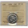 Image 1 : 1894 25¢ ICCS EF40. 