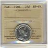 Image 1 : 1904 25¢ ICCS EF45.  Full white in colour.