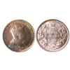 Image 1 : 1904 25¢ ICCS AU55.  Nice lustrous coin with a light attractive tone.