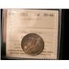 Image 1 : 1911 25¢ ICCS MS64.  Intense shades on Obv.