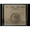 Image 1 : 1920 25¢ ICCS MS60.  Nice collectable example.