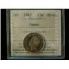 Image 1 : 1942 25¢ ICCS MS65 Cameo.  Attractive golden tone.