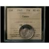 Image 1 : 1943 25¢ ICCS MS65 Cameo.  Intense tone on reverse.