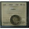 Image 1 : 1948 25¢ ICCS MS64 Cameo.  Attractive with gold like toning.