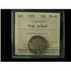 Image 1 : 1951 25¢ High Relief ICCS MS65.  PQ example with sublime toning.