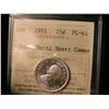 Image 1 : 1953 25¢ Small Date SF ICCS PL65 Heavy Cameo.
