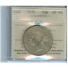 Image 1 : 1870 50¢ LCW ICCS EF40.