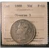 Image 1 : 1888 50¢ Obv 3 ICCS F12.