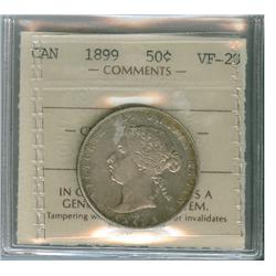 1899 50¢ ICCS VF20.