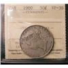 Image 1 : 1900 50¢ ICCS VF30.