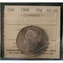 1900 50¢ ICCS AU50.   Light purple tone.