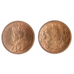 1914 50¢ ICCS MS64.  Tint of gold over strong lustre.  Excellent strike with clean fields and nice s