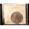 Image 1 : 1916 50¢ ICCS MS64.  Tones of purple over nice lustre.  Excellent strike with clean fields and nice 