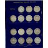 Image 1 : 1937 - 1961 50¢ Set.  Complete set in Whitman holder.  VG to EF.  Should be viewed.
