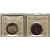 Image 1 : 1937 50¢ MS63 & 1942 50¢ MS64. Lot of two coins both ICCS graded.