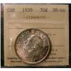 Image 1 : 1939 50¢ ICCS MS64. Scattered tones.