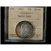 Image 1 : 1947 50¢ ML ICCS MS64.  Light golden to blue rim tone.