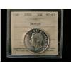 Image 1 : 1950 50¢ Des ICCS MS65.  Blast white and lustrous issue.