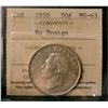 Image 1 : 1950 50¢ No Des ICCS MS63.