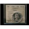 Image 1 : 1954 50¢ ICCS MS64 Cameo.  Blast white.