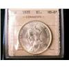 Image 1 : 1935 $1 ICCS MS65.  Full white and lustrous example.