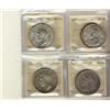 Image 1 : 1936 $1 MS62, 1939 MS63, 1949 MS64 & 1950 MS63.  Lot of 4 coins all ICCS graded.
