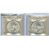 Image 1 : 1938 $1 MS62 & 1939 MS64.  Lot of 2 coins both ICCS graded.