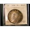 Image 1 : 1938 $1 ICCS MS63.  Golden tone.