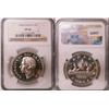 Image 1 : 1948 $1 NGC/ICCS SP66.  The key to the George VI series. Gem fields with light purple tint. Crossed 