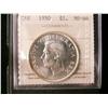 Image 1 : 1950 $1 ICCS MS66.  White with flawless fields.