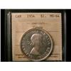 Image 1 : 1954 $1 ICCS MS64 Cameo. Mostly white and fully lustrous.