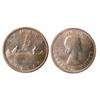 Image 1 : 1955 $1 Arnprior w/DB ICCS MS65. Tied for finest graded. Light creamy and satiny lustre.  A near per
