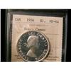 Image 1 : 1956 $1 ICCS MS64 Heavy Cameo.  Full white issue.