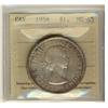 Image 1 : 1958 $1 ICCS MS65.  Light golden brown tint.