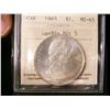 Image 1 : 1965 $1 LgeBds Blt 5 ICCS MS65