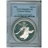 Image 1 : ERROR Coin 1986 $20 Plain Edge  Hockey PCGS PR64DCAM. 