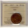 Image 1 : 1917 1¢ ICCS MS64RD.  70% red.