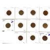 Image 1 : 1924 1¢.  Lot of 11 key date cents.  G+ to VF.