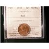 Image 1 : 1933 1¢ ICCS MS64RD.  Sharp and well struck example.