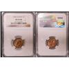 Image 1 : 1948 1¢ NGC MS64RB.  Lustrous red example. 