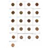 Image 1 : 1949 1¢ A to Dent.  Lot of 21 pcs abt VG to VF.