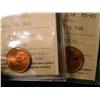 Image 1 : 1979 Triple 79 & 1979 Dbl 979 1¢ ICCS MS65RD.  Lot of 2 variety coins.