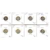 Image 1 : 1870 Wd(2), 1872H(2), 1885(2) & 1886(2) 5¢.  Lot of 8 pcs with varieties included.  G to G+.